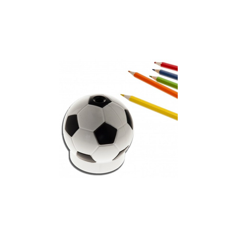 Temperamatite a batteria pallone-Alimentazione: 4 batterie stiloAA - R6 non incluse.1 Temperino di ricambio incluso.