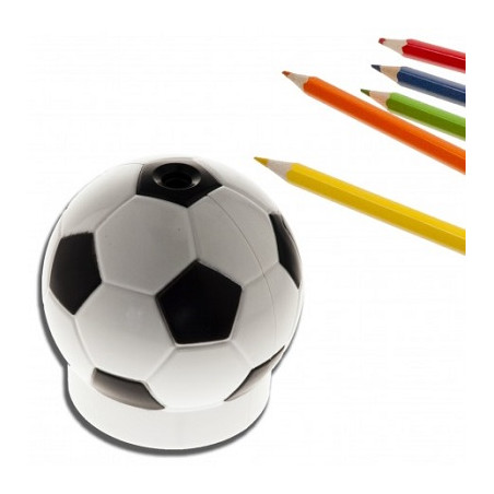 Temperamatite a batteria pallone-Alimentazione: 4 batterie stiloAA - R6 non incluse.1 Temperino di ricambio incluso.