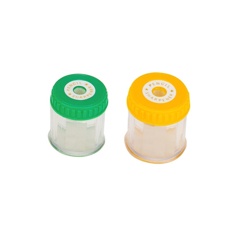 Temperamatite con serbatoio 1 foro temperino in plastica economico