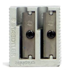 Temperamatite in metallo 2 foro staedtler