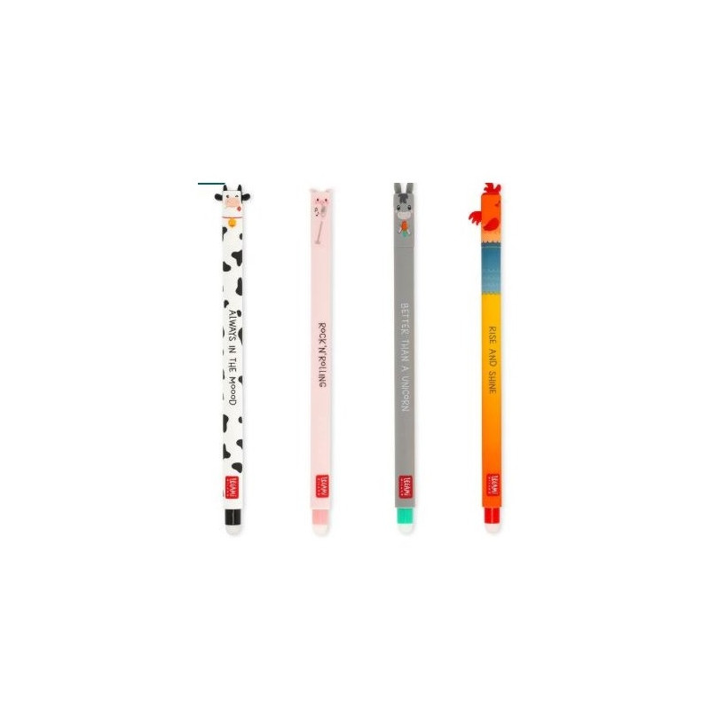 KIT Penna Gel Cancellabile - Erasable Fattoria Legami
