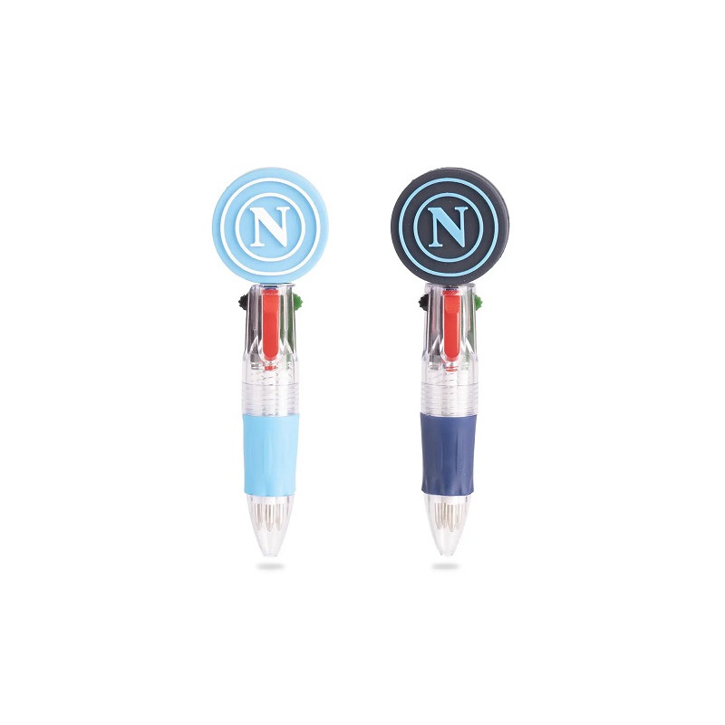 Mini penna 4 colori Napoli SSC