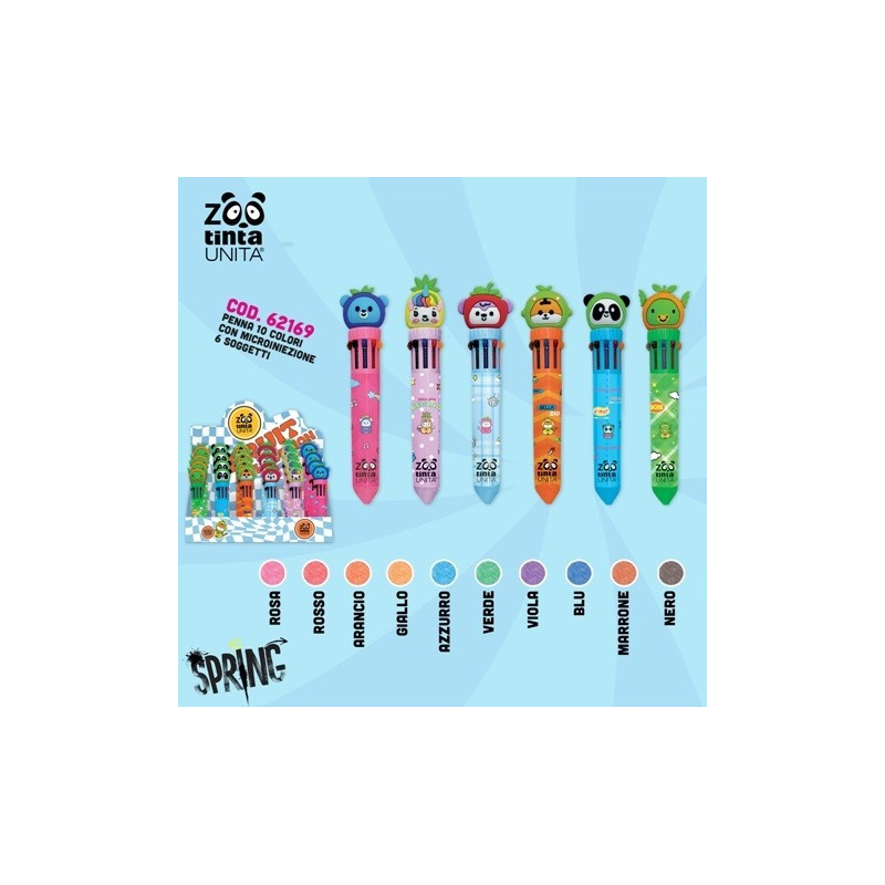 Penna 10 colori microiniezione  TINTAUNITA