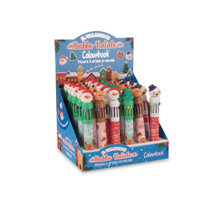 Penna 10 colori Natale colourbook