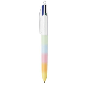 Penna bic 4 colori Pastel Gradient 1,0