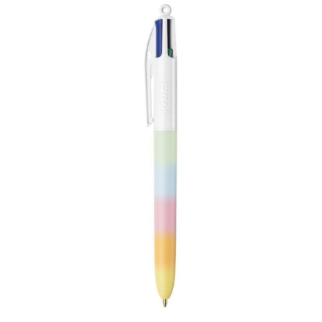 Penna bic 4 colori Pastel Gradient 1,0
