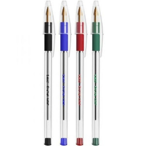 Penna Bic Cristal Grip Rosso