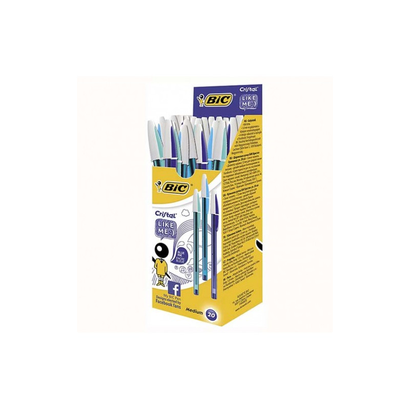 Penna Bic Cristal Like Me  blu