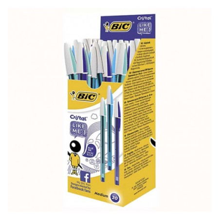 Penna Bic Cristal Like Me  blu