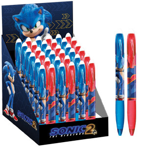 Penna cancellabile Sonic  blu