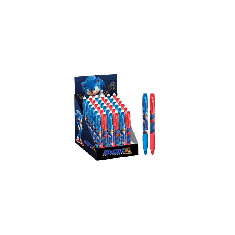 Penna cancellabile Sonic  blu