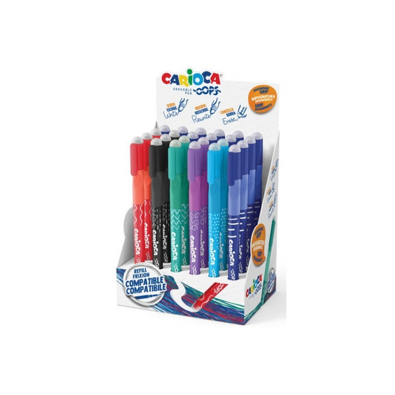 Penna cancellina Carioca Oops blu ricaricabile