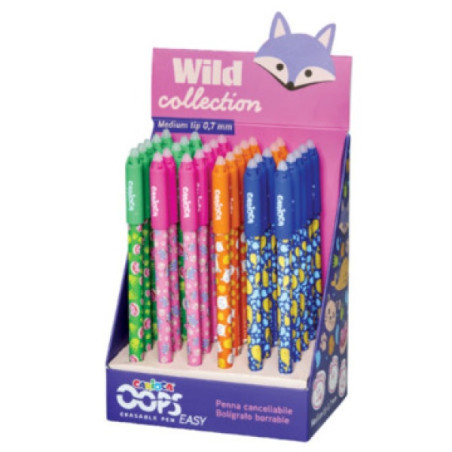 Penna cancellina Carioca Oops easy WILD blu