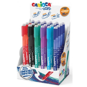 Penna cancellina Carioca Oops viola ricaricabile