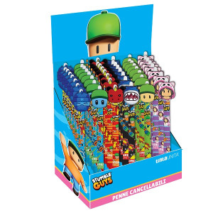 Penna cancellina Stumble Guys blu o rossa