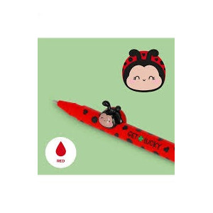 Penna Gel - Lovely Friends  Ladybug coccinella legami