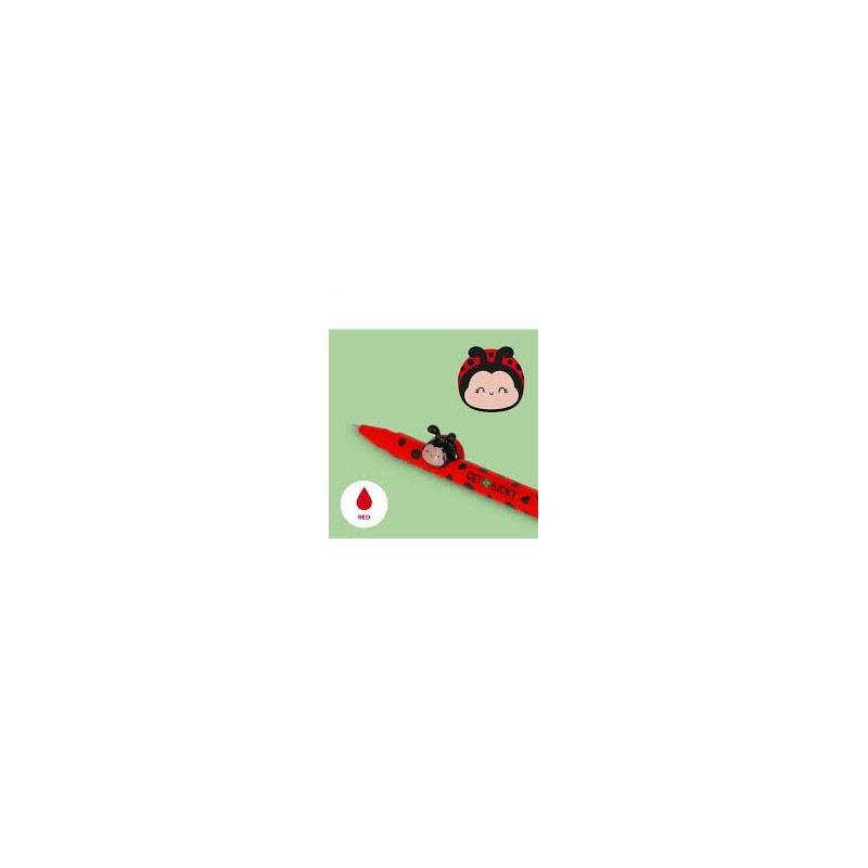 Penna Gel - Lovely Friends  Ladybug coccinella legami