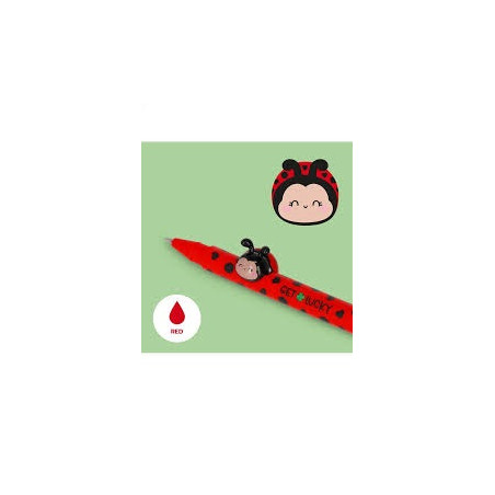 Penna Gel - Lovely Friends  Ladybug coccinella legami