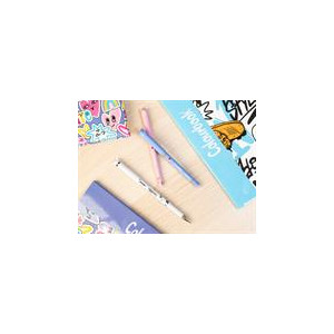 Penna gel cancellotta abstract Colourbook rossa A+B