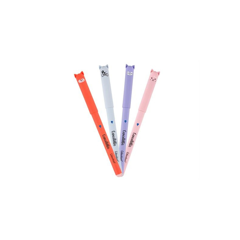 Penna gel cancellotta Colourbook nera (gruppo A)