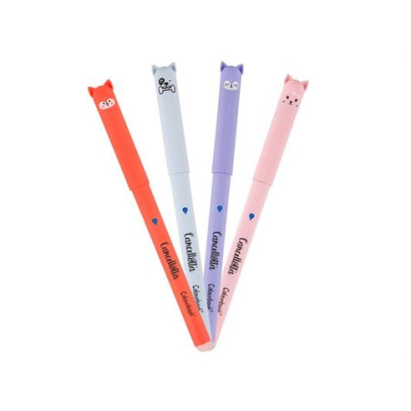 Penna gel cancellotta Colourbook nera (gruppo A)