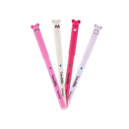 Penna gel cancellotta Colourbook rossa (gruppo B)