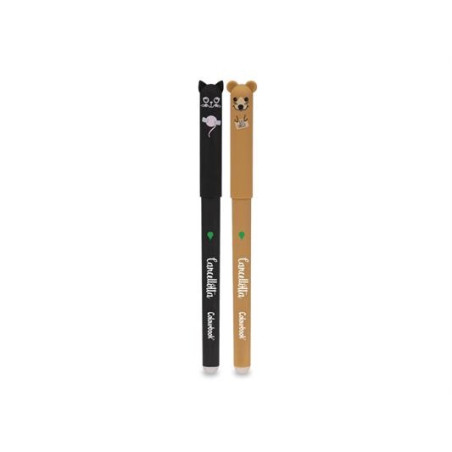 Penna gel cancellotta Colourbook verde quokka a+b