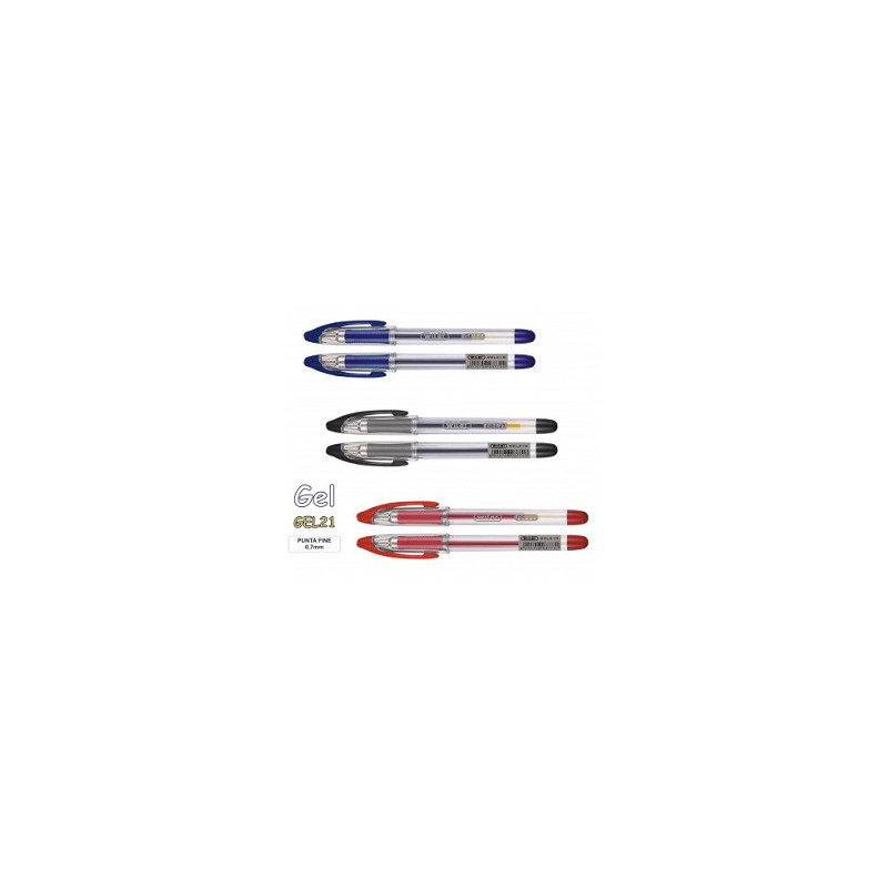 Penna gel nera 0,7mm