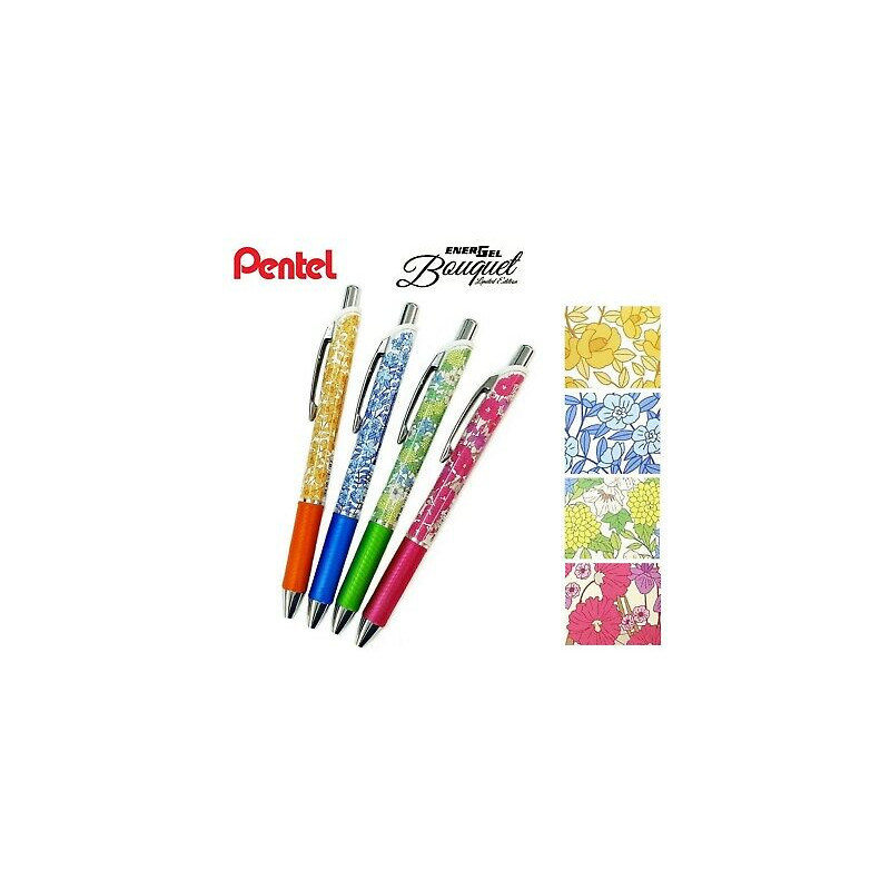 Penna Pentel Energel Bouquet blu 0,7