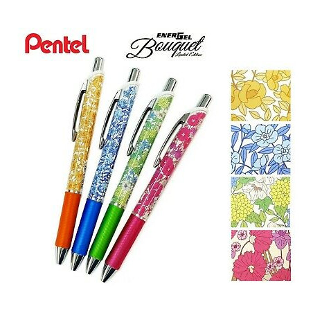 Penna Pentel Energel Bouquet blu 0,7