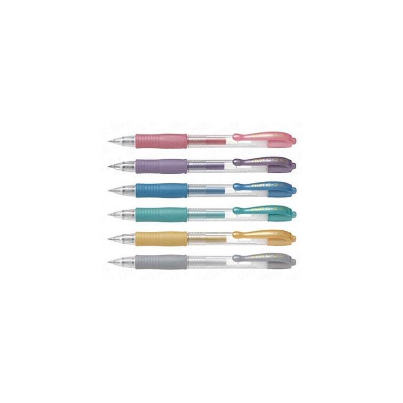 Penna Pilot G2 Metallic Blu