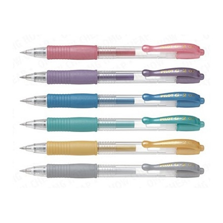 Penna Pilot G2 Metallic Blu