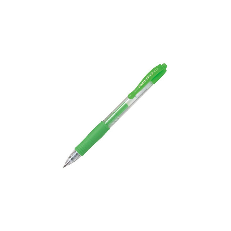 Penna Pilot G2 verde neon