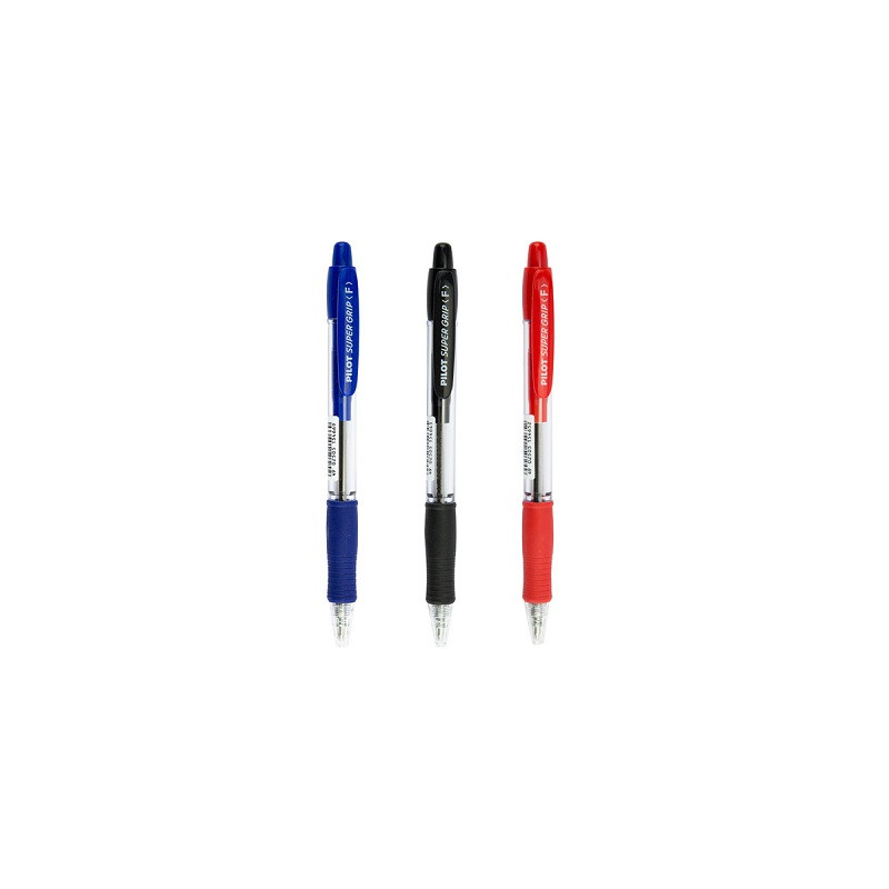 Penna Pilot Super Grip Fine nere scatto