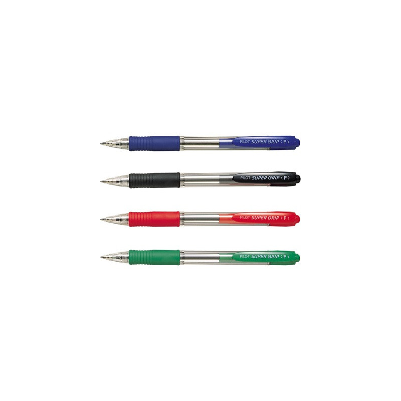 Penna Pilot Super Grip Medium rosse