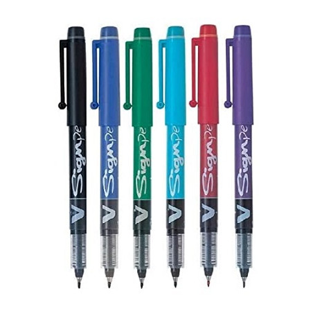 Penna Pilot V Signpen 2mm Blu