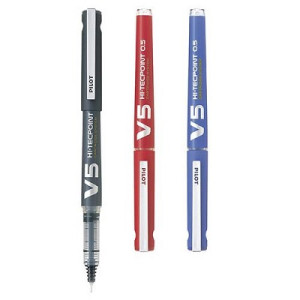 Penna Pilot V5 ricaricabili Nero