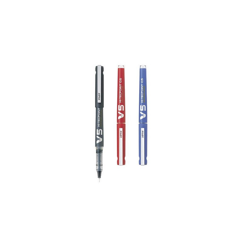 Penna Pilot V5 ricaricabili Nero