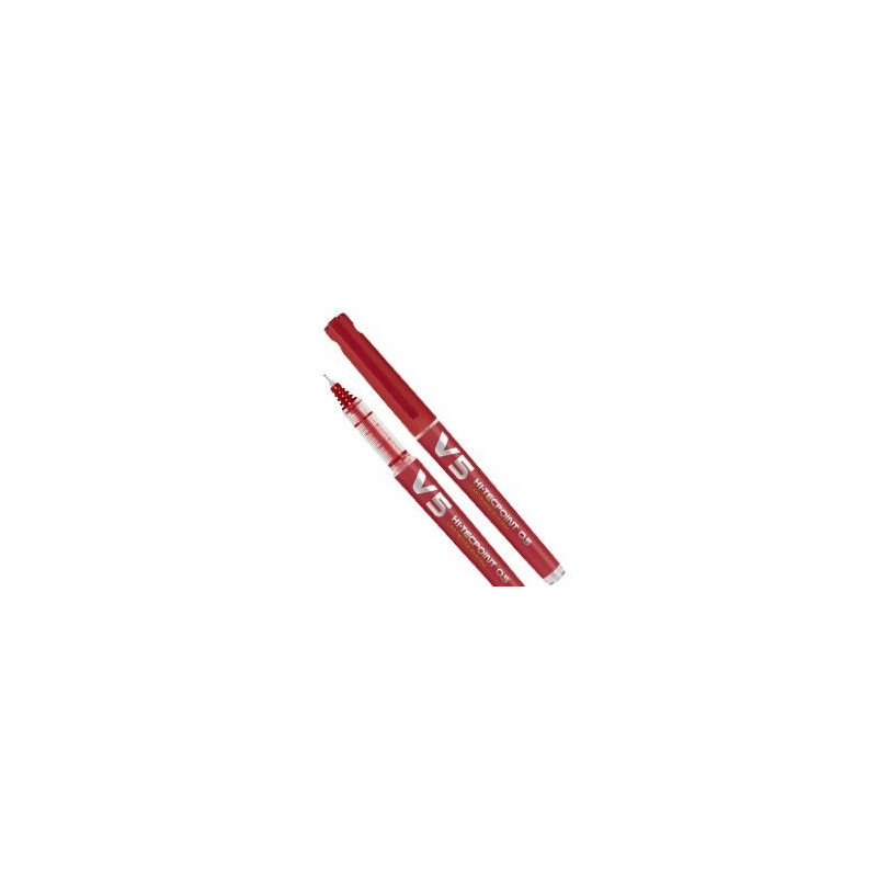 Penna Pilot V5 ricaricabili Rosso