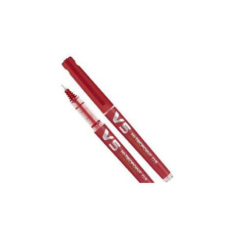 Penna Pilot V5 ricaricabili Rosso