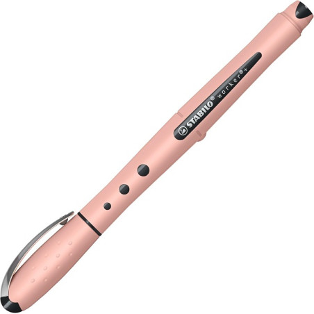 Penna roller STABILO worker+ colorful NatureCOLORS Wildflower - Rosa cipria