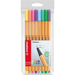 Penna Stabilo Point 88 pastel 8pz