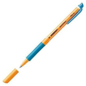 Penna Stabilo point visco azzurro