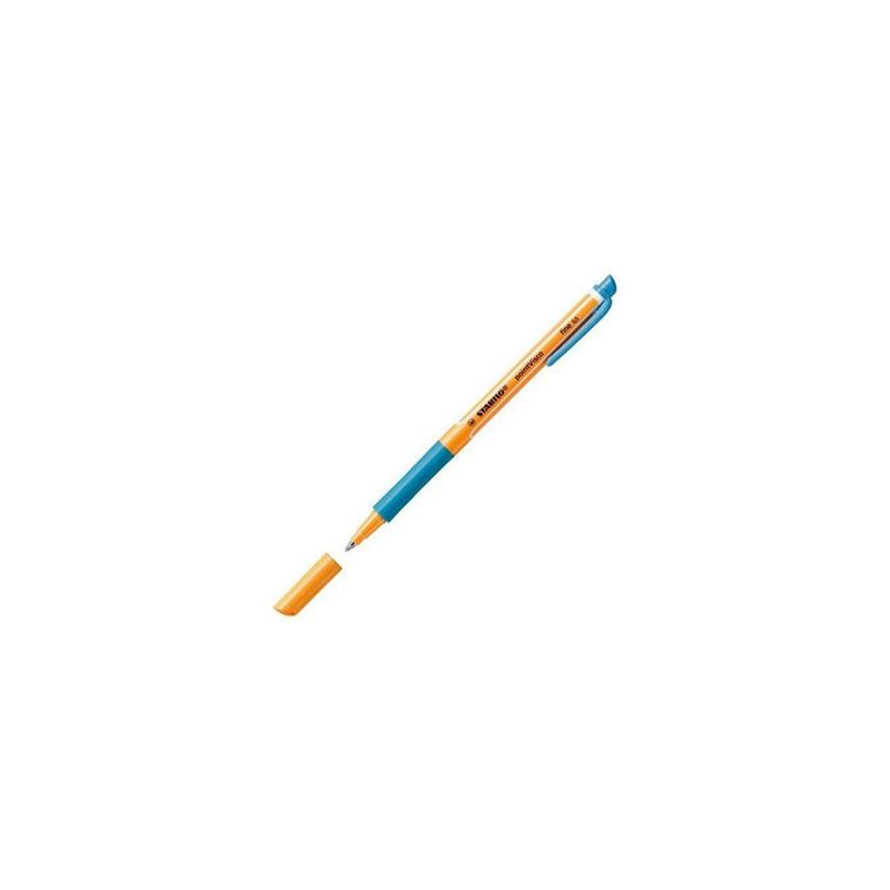 Penna Stabilo point visco azzurro
