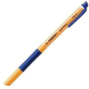 Penna Stabilo point visco blu