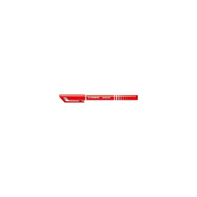 Penna Stabilo sensor F fineliner 0,3 rosso