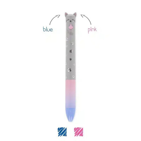 Penna two-color ballpoint pen Kitty Legami