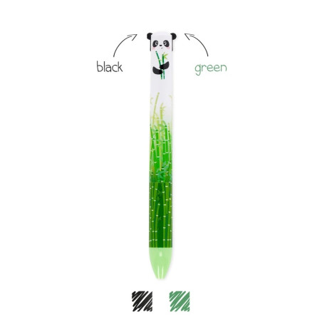 Penna two-color ballpoint pen Panda Legami