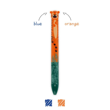Penna two-color ballpoint pen tiger Legami