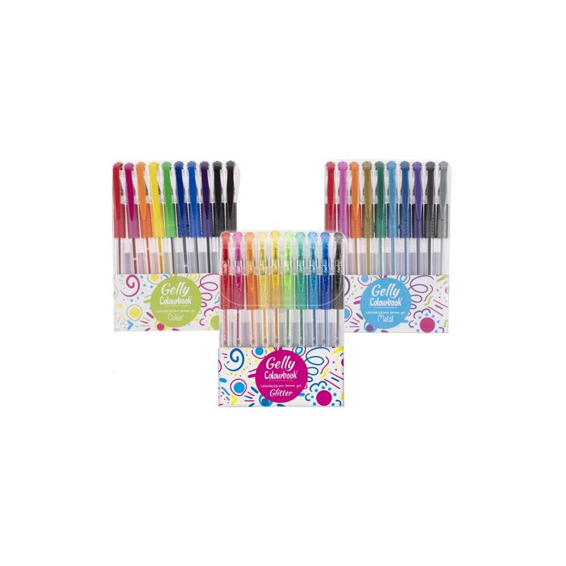 Penne gel colourbook 10pz